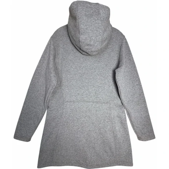 KÜHL Spyrit Hooded Gray Fleece Snap Jacket Women's L Outdoor Pockets - Picture 4 of 16